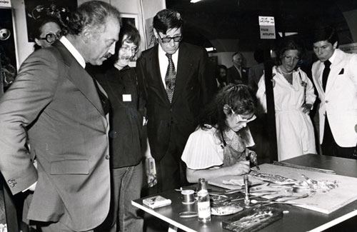 Chantal et Ivan Wolkoff avec Jacques Médecin...