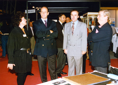 Chantal et Ivan Wolkoff avec le Prince Reignier...